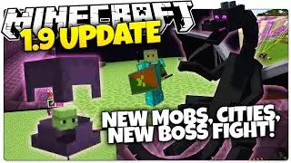 Minecraft 1.9 News | NEW MOBS, NEW CITIES, NEW BOSS FIGHT! | Minecon 2015 HINTS (Minecraft 1.9)