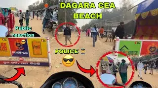 New year ride dagara beach 🏖️🫣 || most public reaction 😎 || $