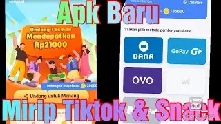Baru !! Aplikasi Penghasil Uang Mirip Snack Video dan Tiktok