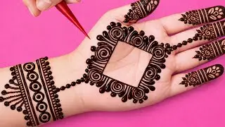 Новый и уникальный дизайн мехенди | дизайн мехенди в виде розы на передней стороне руки | дизайны...