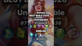 top global rafaela with 67% winrate s38 build  #chouexp #mobilelegends #mlbb