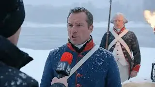 AI Interviews Soldiers Crossing the Delaware with Washington
