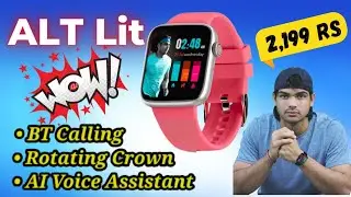 Alt Lit Bluetooth Calling Smartwatch🥰| Alt lit Smart watch Review🤩