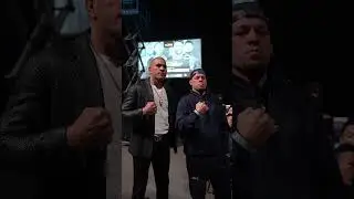 Alex Pereira linked up with Nate Diaz! #UFC310 #UFCIndia