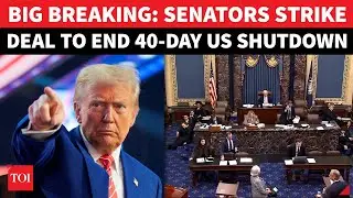 US Shutdown &lsquo;Ends&rsquo; After 40 Days; Senate Passes Bill After Dems &lsquo;COMPROMISE&rsquo; With House GOP | WATCH