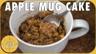 1 Minute No Oven Apple Mug Cake | Eggless Microwave Cake Recipe | The Food Compass