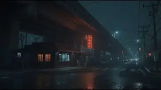 Rain Sounds for Sleeping in Tokyo 🌙 Calm Japanese Night & Soft Lo-Fi Ambience