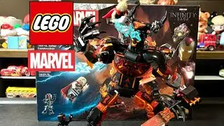 LEGO Marvel 76289 Thor vs. Surtur Construction Figure (Build)