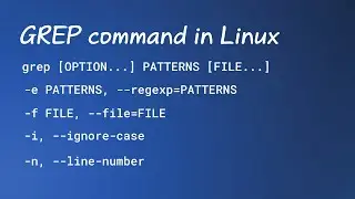 grep command in Linux