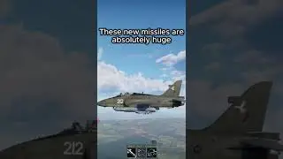 The Hawk 200 got the Sea Eagle missile on the dev server 👀✈️ #vdlmeister #memes #warthunder #shorts