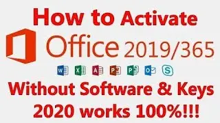 How To Crack MS Office 2019/365 without any software