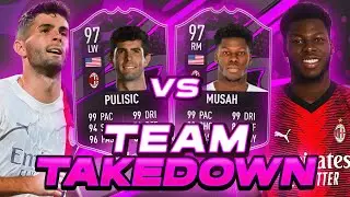 CRAZY GUESSING! DYNAMIC DUOS PULISIC VS MUSAH TEAM TAKEDOWN vs @CapgunTom #FIFA23