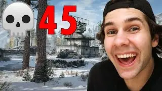David Dobrik 45 Eliminations and Best Play | Black Ops Cold War