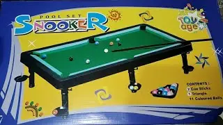 My birthday gift snookar pool set