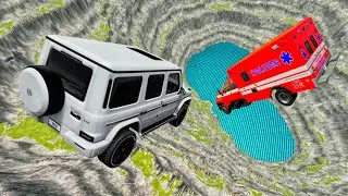 G-Wagon vs Ambulance 💀 | LEAP OF DEATH Challenge! | BeamNG.drive