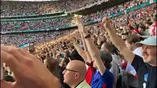 66.000 Loud Fans At Wembley: England vs Denmark EURO 2020 Semifinal, July 2021
