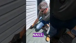Should you be able to see nails on your shingle roof? #shorts #homeowner #roofing