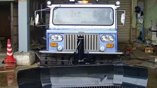 СНЕГОБОЛОТОХОД OHARA SM30 С ОТВАЛОМ / WWW.NAGANOAUTO.RU