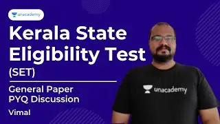 Kerala State Eligibility Test(SET) General Paper PYQ Discussion Part 16 | VIMAL VASUDEV
