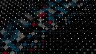 Abstract mosiac motion, geometric pattern. Animation. Colorful squares and tiny crosses appear in