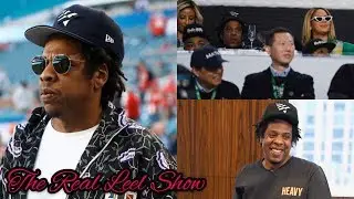 Jay-Z and Beyonce sits during National Anthem Reactions / The Real Leel Show Ep 41