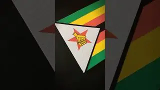 ZIMBABWE 🇿🇼 Flag Drawing #africa #flags #posca #drawing