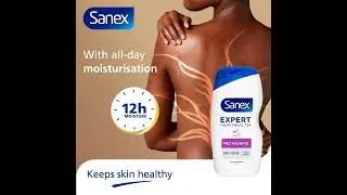 Sanex shower gels, soothe sensitive skin