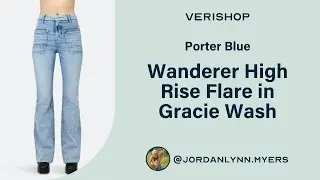 Porter Blue Wanderer High Rise Flare in Gracie Wash Review