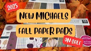 BRAND NEW MICHAELS FALL PAPER PADS ARE HERE AND ON SALE!!
