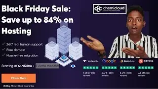 Chemicloud Hosting Black Friday Sale: Save up to 84% + Free domain + 2 extra months!