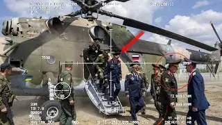 Russian Helicopter Escorting Weapons Toward Conflict Zone Eliminated by Ukrainian Sniper