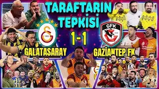 LİDERE SOĞUK DUŞ 😱 90+5’TE YÜREKLER AĞZA GELDİ 🔥 GALATASARAY 1-1 GAZİANTEP FK | TARAFTARIN TEPKİSİ