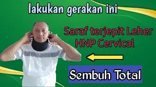 Terapi Saraf Terjepit Leher‼️Dengan 5 Latihan Gerakan @mandiriterapi