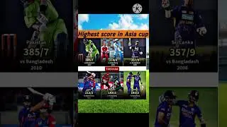 highest total score in Asia cup histery || ODI formits Pakistan highest score 385