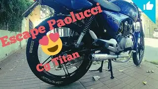 Como poner escape(PAOLUCCI)para cg titan con CDI original y CDI de 11RPM