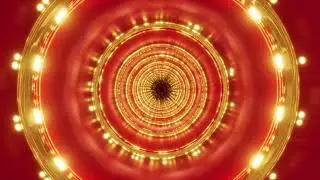 🪢Copyright free Screensaver Motion Background Video Streaming Circles waves tunnel streamer blue