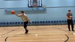 Basketball drill (shooting from angles)