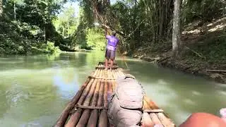 Rafting in Jamaica on Martha Brae River 🇯🇲