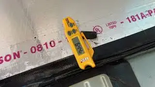 How to check temperature differential on Air Handler