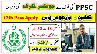 PPSC Junior Clerk Jobs 2025  #juniorclerk #ppscjobs2025 #punjabjobvacancy