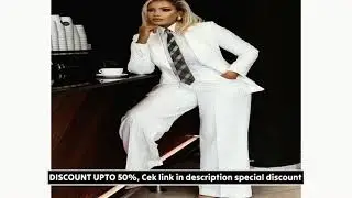 White Women's Suits Modern Formal Fashion Single-breasted Peak Lapel Two Pieces (Jacket+Pants)