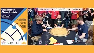 Crokinole UK Championship 2024 - Final; Steve Vs Tom #crokinole #tournament #match
