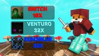 Satisfying Texture Pack ASMR 🎧 | Minecraft ranked Bedwars (Pika Network)