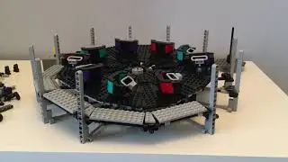 LEGO Ride ** Waltzer V1 (3rd TEST) ** fairground thrillride #legorides #legowaltzer