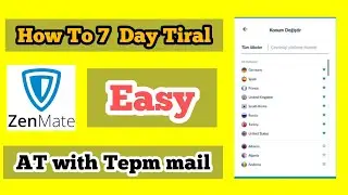 How To Vpn 7 day Free trial Sign up with Temp mail All Country Vpn open #information#itinformation