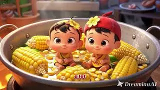 🍿🎶 The Popcorn Song🔥| 幼儿律动儿歌 | Fun Action Song for Kids | Energetic Kids Dance Song | Nursery Rhymes