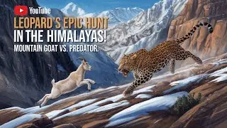 Leopard&rsquo;s Epic Hunt in the Himalayas! 🐆 Mountain Goat vs. Predator