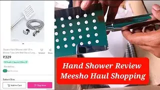 Square Hand showers| Meesho products Review | Saree Review @RK Blog Online Products Honest Review