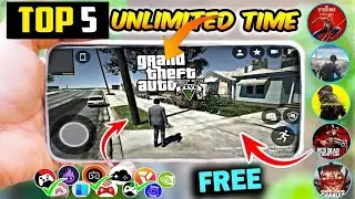 Top 5 Free Cloud Gaming Apps🔥 For ANDROID & IOS IN 2025 || UNLIMITED TIME WALA CLOUD GAMING APPS