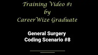 Medical  Coding Training Video #1 by CareerWize Graduate
